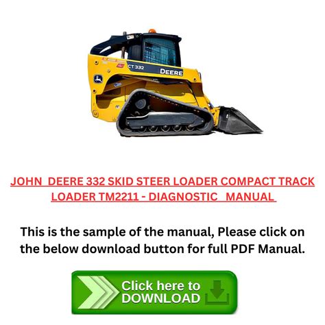 skid steer 332 cab removal|TM2211 .